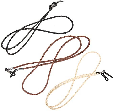 WATIIFUFU 3 Stück Verstellbare Brillenbänder Aus Hochwertigem Material Dekorative Kette Für Sonnenbrillen Und Sportbrillen Ideal Für Damen Und Herren Für Sicheren Halt Beim Sport Und