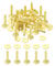 PATIKIL 9x3.3x19mm Leather Rivets and Burrs, 24 Sets Leather Rivets and Washers Brass Fastener Metal Studs Posts for Leather Craft, Belts, Wallets, Collars, DIY Crafts