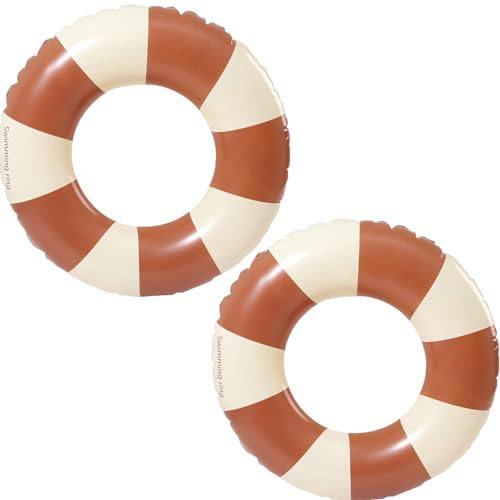 2 pcs Schwimmring, Luftmatratze Schwimmreifen Aufblasbar, Pool Aufblasbare Schwimmreifen für Kinder und Jugendliche Sommer-Schwimmen Party
