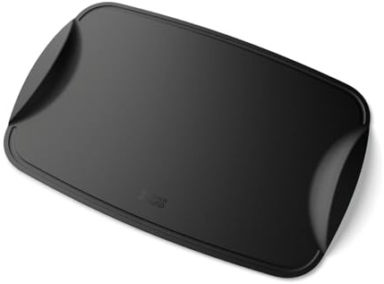 Wundermix – WunderBoard V2 Schneidebrett – 41x28cm – Midnight Black | Flexibel & messerschonend, Schneidematte & Einfüllhilfe, hochwertiges Schneidebrett, spülmaschinengeeignet