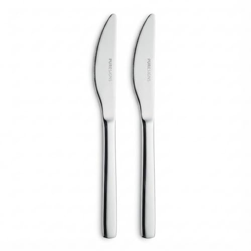 PURESIGNS Obstmesser 17,5 cm 2er-Set Edelstahl 18/10 poliert ONE Extra | rostfrei & spülmaschinenfest