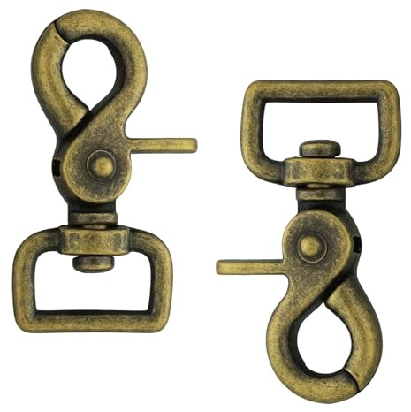 2er Set Scherekarabiner - 360Grad - Vielseitige Snaps für Zügel, Leinen, DIY oder Ersatz. Für Pferde, Hunde und Outdoor-Projekte