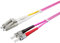 Kabelbude.eu LWL Glasfaser Duplex Patchkabel LC/ST OM4 50/125µm 2,00m