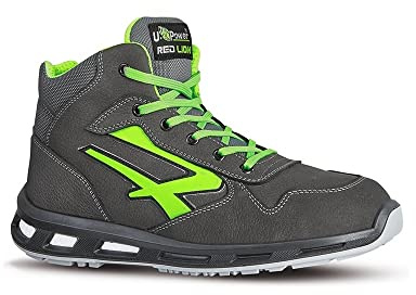 U-Power Hummer s ESD S3S Ci FO SR, Sicherheitsschuh Unisex-Erwachsene, Bleigrau/Neongrün, 44 EU
