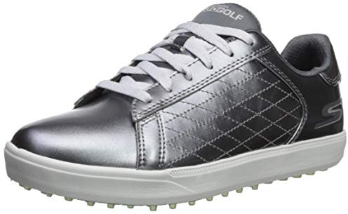 Skechers Golf 2019 Go Golf Drive - Chaussures Shine Spikeless pour Femmes Pewter 8UK
