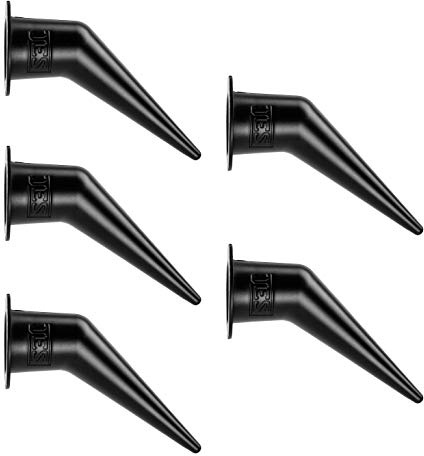 JES Angle Nozzle for Sausage and Bulk Caulk Guns, 5-Pack