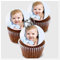 CSD Muffinaufleger mit Ihren Foto und Text, Premium Esspapier Oblaten, Geburtstag, Taufe, Hochzeit