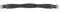 Shires Memory Foam Sattelgurt, Schwarz 40