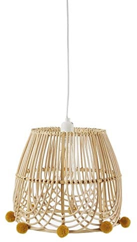 VERTBAUDET Kinderzimmer Lampenschirm aus Rattan braun ONE SIZE