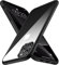 TENDLIN Compatible with iPhone 11 Pro Case [Anti-Yellowing] Crystal Clear Back and TPU Bumper Slim Hard Phone case (Black)