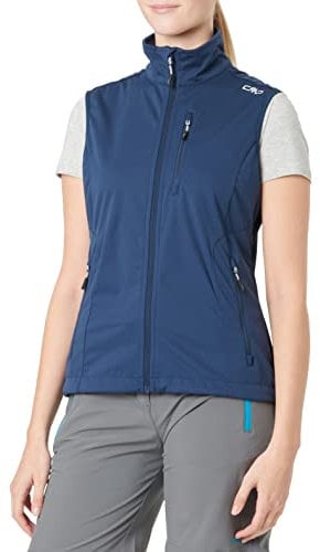 CMP - Leichte Softshellweste für Damen, Blaues Eis, D38