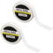YMHPRIDE 2 PCS Lace Front Wig Support Tape, Double Sided Adhesive Roll Sticky Tape Wig Tape Replacement Tape for Salon Hair Extensions Hairpiece Toupee Hair Weft (White Tape, 0.8CM * 3Yard)