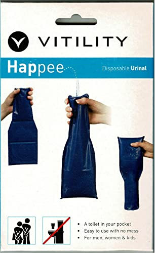 Notfall Reisetoilette Unisex Einweg Urinal 750ml Taschen WC Urinbeutel tragbarer Pinkelbeutel für Unterwegs Auto Festival Camping für Männer, Frauen, Kinder (12)