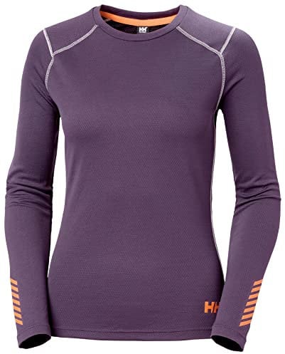 Helly Hansen W Lifa Active Crew, Camisa Mujer, Violeta (Purple), XS