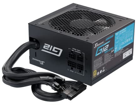 SeaSonic Netzteil ATX 550W G12-GM-550 Semi-Modular (80+Gold), Schwarz