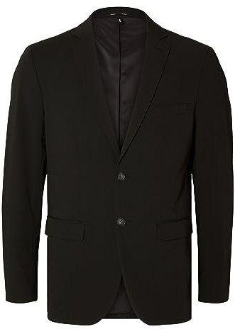 SELECTED HOMME Herren Slhslim-liam Blz Flex B Noos, Schwarz, 48