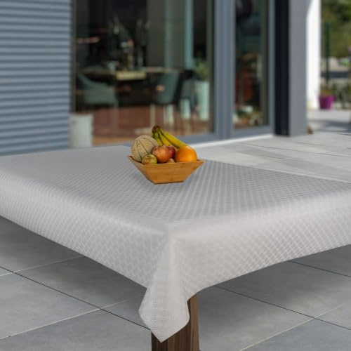 Tischdecke Molton Tischläufer Tischpolster Tischschoner Tischunterlage PVC abwaschbare Tischdecke Wasserabweisend Schutz |79|, Muster:Molton, Größe:100x140 cm