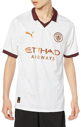 Manchester City F.C. MCFC 770449-02 Away Jersey Replica T-Shirt Unisex - Adulto White S