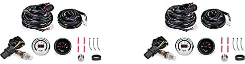 Speesy 2Set Racing 30-4110 AFR 52 mm Breitband-O2-UEGO-Controller-Anzeige Luft-Kraftstoff-Verhältnis AFR mit 4,9 -Sauerstoffsensor 0258017025