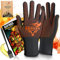 KESSER® Gants de Barbecue résistants à la Chaleur jusqu'à 500 °C, Taille XXL, Gants de Four, Respirants et avec poignée antidérapante, Gants de Cuisine, en Tissu aramide, Gants de cheminée, lavables