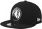 New Era Herren NBA, Schwarz, Weiß Baseballkappe, Minnesota Timberwolves, Einheitsgröße