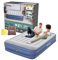 Topline Inflatable Mattress Air Bed - Portable Mattress Great for Camping, Guest Bed, Campervan (Tritech 18'' Double - Blue)