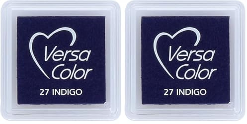 Tsukineko Versasmall Indigo Ink Pad (Pack of 2)