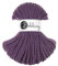 Premium Baumwoll-Flechtschnur - 5mm x 50m - Vielseitige Makramee-Kordel für Stricken, Weben, DIY-Basteln und Heimdekoration - Hochwertige Bunte Bastelschnur Flechtkordel - Violet
