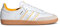 adidas Originals Samba - Zapatos de fútbol para hombre, Blanco nube/blanco cristal/amarillo, 10.5 US