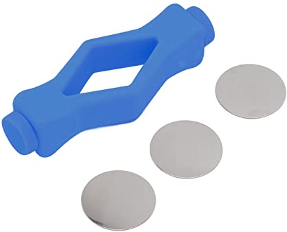 VIFERR Front Load Washer Door Prop Magnetic Washing Machine Door Prop Mouth Shape Washer Door Stopper for Washing Machine Drying Washer (Blue)