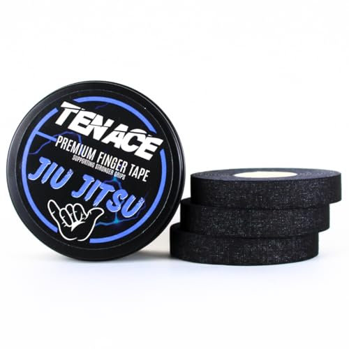 Tenace Tape 3 Rollen 1.25cm x 30m Jiu Jitsu - BJJ, MMA und Grappling Training Fingerband - Schutz und Unterstützung für die Finger