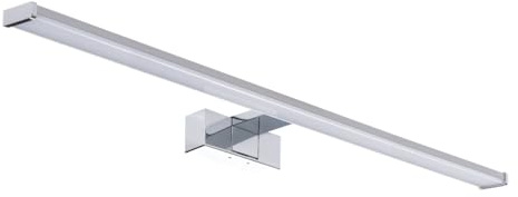 LightLogic LED Spiegellampe Badezimmer Spiegelleuchte Bad Naturweiß über Spiegel, 15W Spiegellampen IP44 Spiegelschrank Beleuchtung Leuchte Spiegelbeleuchtung Wandspiegel Lampe 80CM