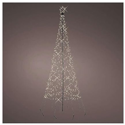 Holyart Albero Stilizzato luci Multicolore 3,2 Metri microLED Esterno