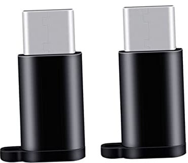 Happyyami Usb-c to Usb Adapter Reversible Charger Cable Micro Usb to Usb c Portable Keychain Accessory