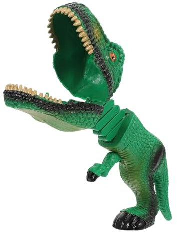 HANABASS Manipulator-Clip Griff Maschine Erweiterbar Greifspielzeug klein Party für kinderspielzeug Partyspiel- Dinosaurier-Hai-Streichspielzeug Plastik Green