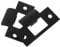 HOMOCONO 4Pcs Stainless Steel Door Strike Plate T-Shape Latch Plate for Enhanced Security and Style for Interior Doors Precision-Guided Design for Smooth Operation