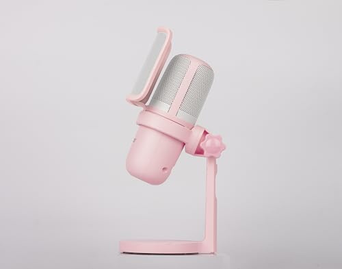 KO-Star M-630S Microphone de jeu USB – Éclairage RVB, caractéristique cardioïde, fonction muet tactile, Plug & Play, filtre pop en métal, angle réglable, câble de 2 m, USB-C/USB-A