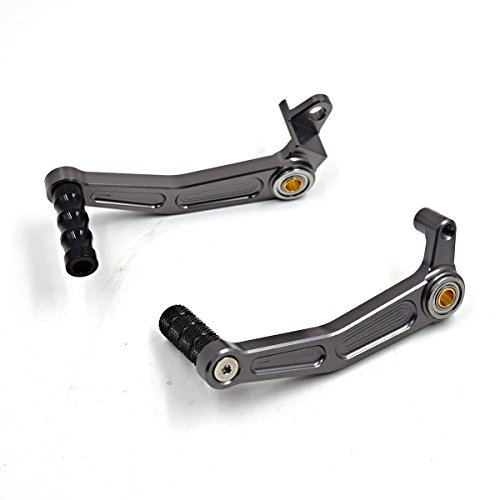Fullibars Motorrad Bremsen Schalthebel Hebel gear shift hebel für Duke 125 200 390 RC125/RC200/RC390 Kupplung Pedalhebel Grau