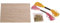 RAYHER 70024000 Tableau fil tendu String Art, motif fleur à clouer, Multicolore