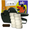 Preisauszeichner Set Jolly C8 inkl. 10 Rollen 26x12 Preisetiketten - weiss Tiefkühl + 1 Farbrolle | MHD Datumsauszeichner | HUTNER