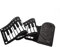 Pianoforte Roll Up, Pianoforte Pieghevole Portatile 49 Tasti Tastiera Musicale per Bambini Principianti(nero)