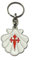 Schlüsselanhänger Jakobsmuschel und -kreuz