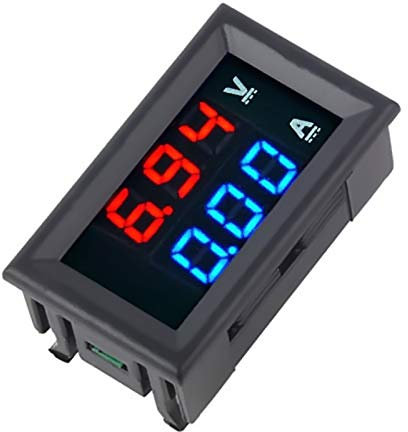 Voltmetro digitale Amperometro misuratore di tensione multimetro DC VA 100V 10A tensione pannello corrente Amp Meter con doppio display LED a 2 colori