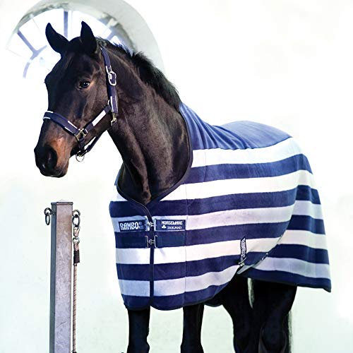 Horseware Rambo Deluxe Fleece - Witney Navy: Pferd, Fleecejacke, Tierbekleidung, Blau, Polyester