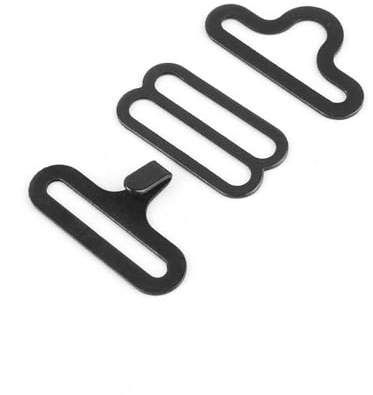 Broco Fliegen Clips Set 50 Sets, 50 Sets Fliegen Set aus Metall, verstellbar, Beschläge, Krawattenhalter, Krawattenhalter, Silber