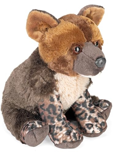 WILD REPUBLIC Cuddlekins Afrikanischer Wildhundwelpe, Stofftier, Baby-Geschenk für Mädchen und Jungen, Kinder Plüschtier, Kuscheltier Für Babys, Spielzeug aus Recyclingmaterial, 30 cm