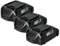 vhbw 3x batteria compatibile con Rockwell RK2800K2, RK2800K, RK2810, RK2701K, RK2800, RK1809K2, RK1808K2 utensile elettrico (2000 mAh, Li-Ion, 18 V)