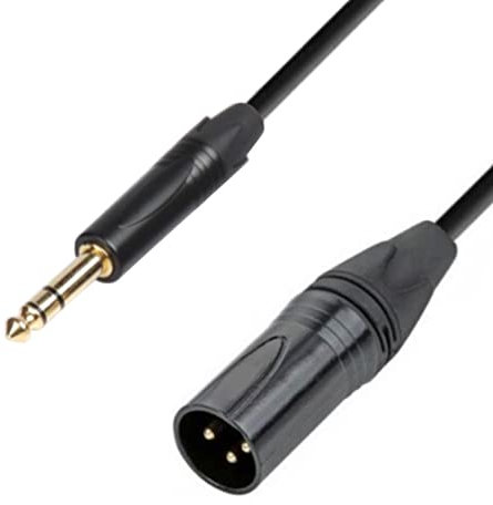 DG Systems - Cavo da Jack Stereo 6.3mm a XLR maschio - Made in Italy (0.50 mt)