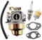MCHNIC Carburateur avec joint Filtre à essence pour Honda G150 G200 Remplace 16100-883-095, 16100-883-105