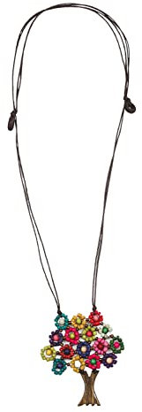 collezione alessandro Lange Kette Grace mit Baumanhänger